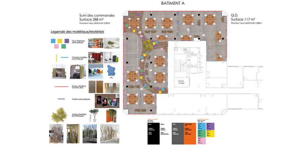 AME | architecture : Réaménagement de 3 plateaux de bureaux